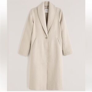 Abercrombie and Fitch Wool Blend Top Coat